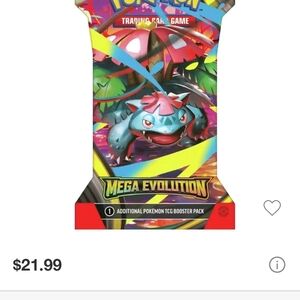 Pokemon Mega Evolution Booster Pack